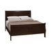 Louis Philippe Eastern King Panel Sleigh Bed Cappuccino image