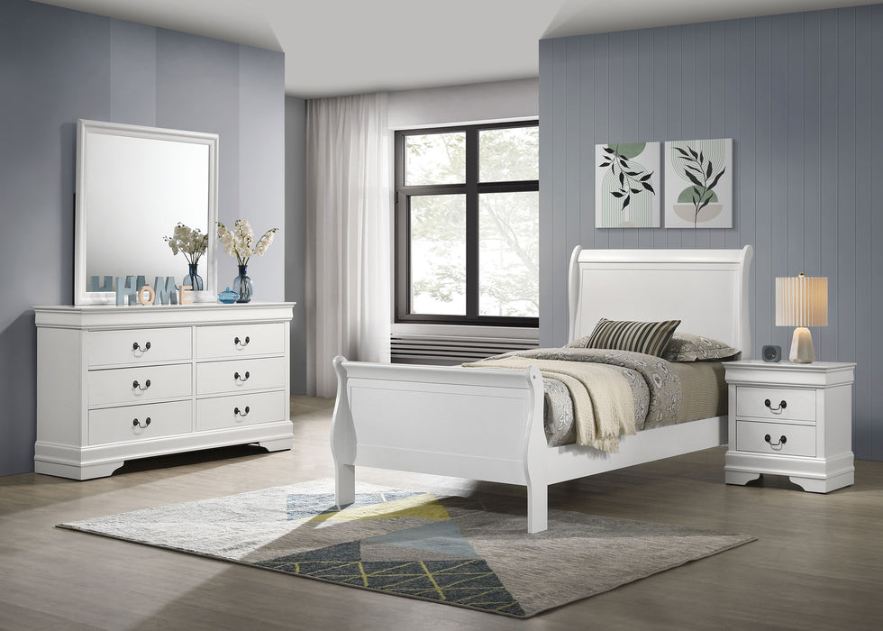 Louis Philippe Bedroom Sets White