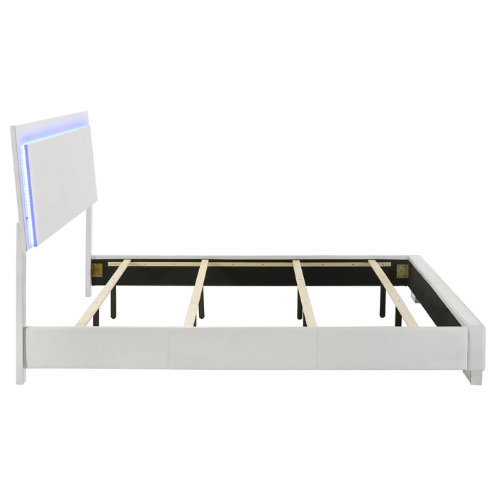 Felicity Panel Bed with LED Lighting