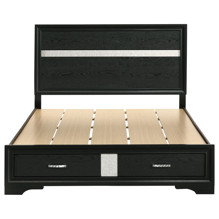 Miranda Panel Platform Storage Bed