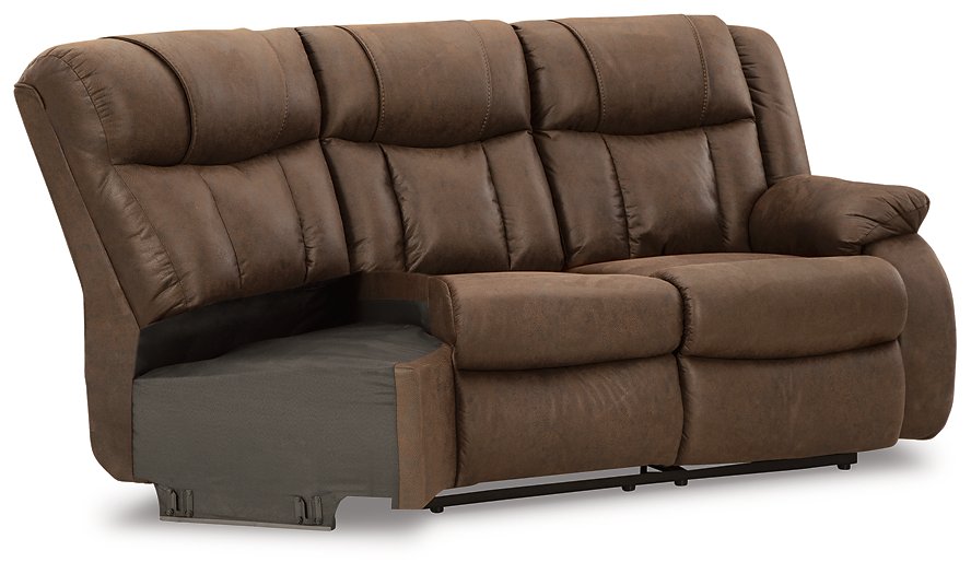 Trail Boys 2-Piece Reclining Sectional