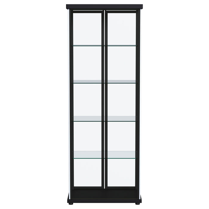 Aero Curio Cabinet with LED Lighting
