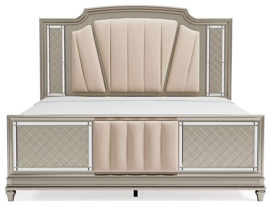 Chevanna - Upholstered Panel Bed