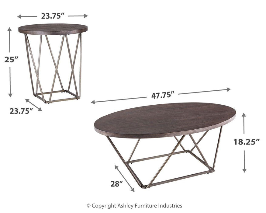 Neimhurst - Occasional Table Set (3/cn)