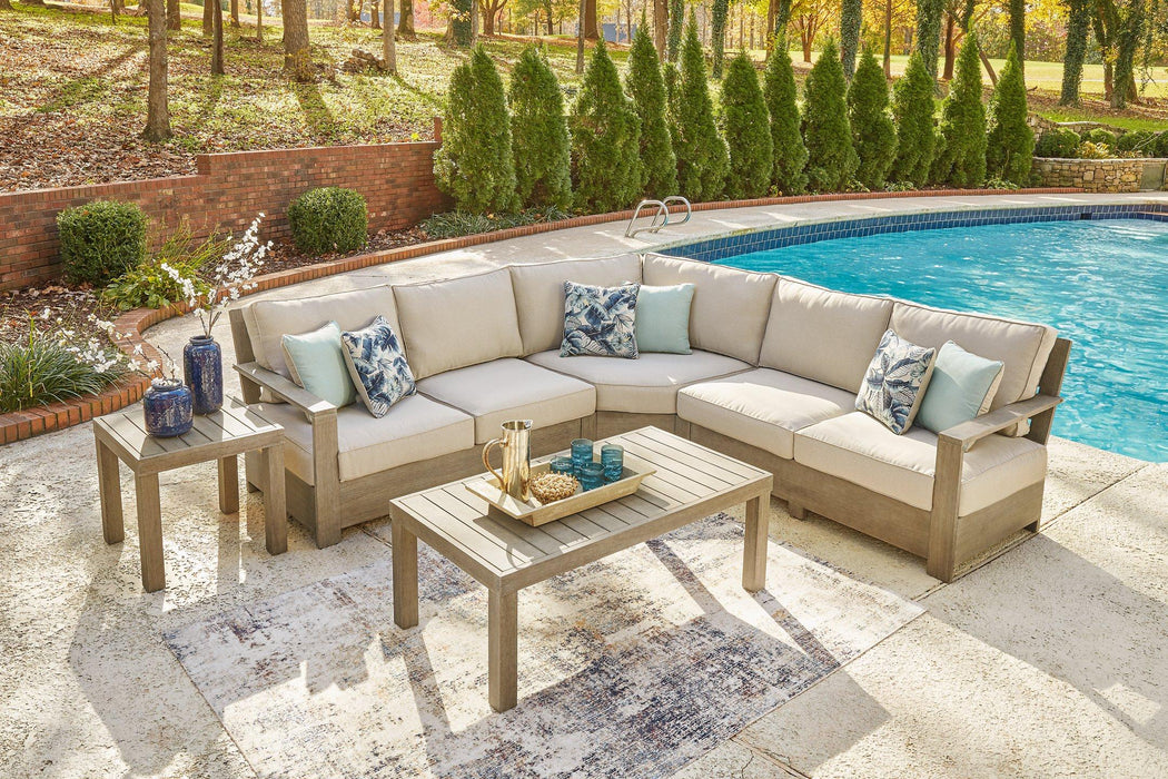 Silo Point 3-Piece Outdoor Sectional with Coffee and End Table