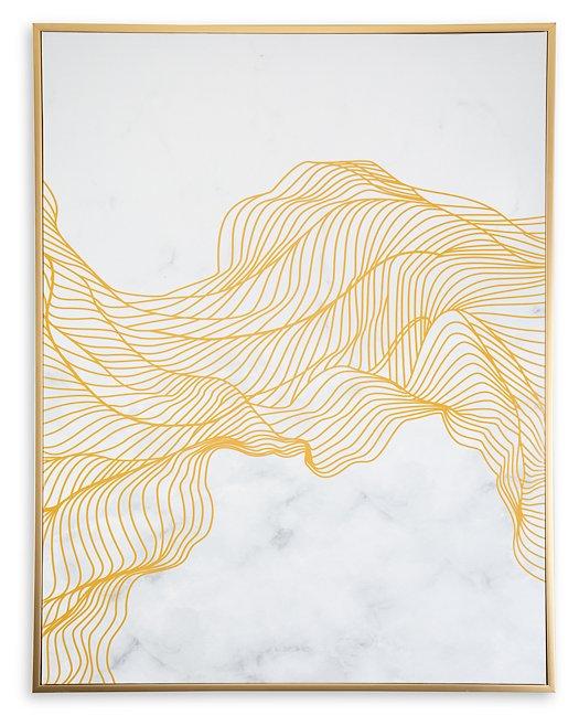 Richburgh White/Gold Finish Wall Art