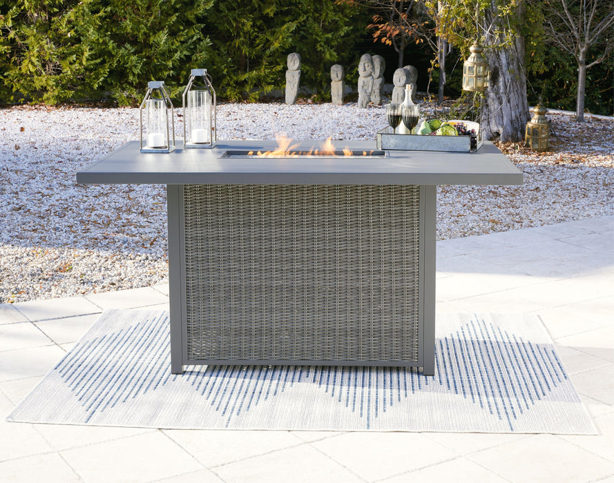 Palazzo - Rect Bar Table W/fire Pit
