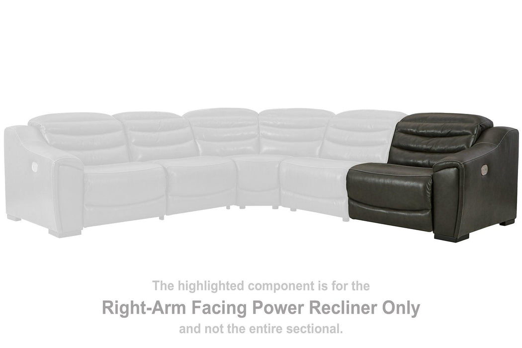 Center Line Power Reclining Sectional Loveseat