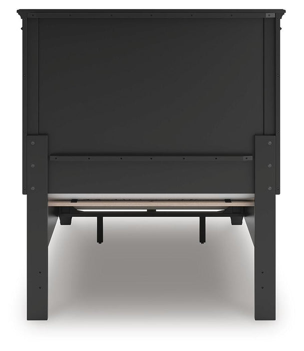 Lanolee Panel Storage Bed