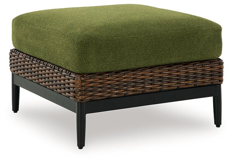 Horizon Hall Outdoor Ottoman with Cushion