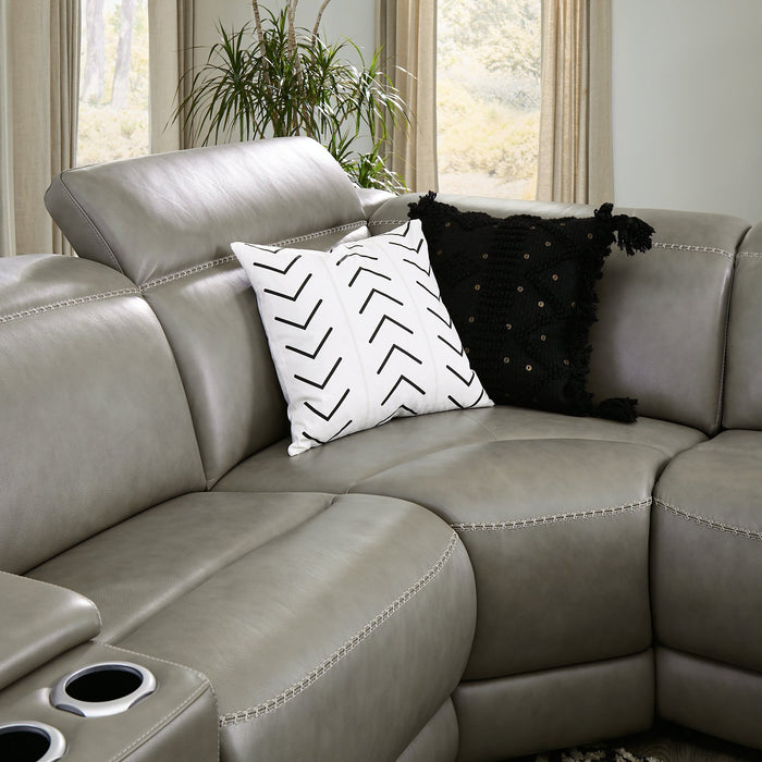 Correze Power Reclining Sectional with Chaise