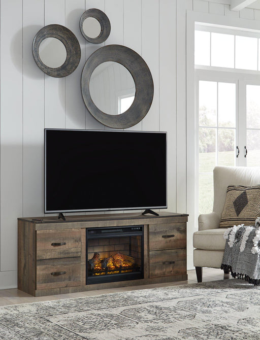 Trinell TV Stand with Electric Fireplace image
