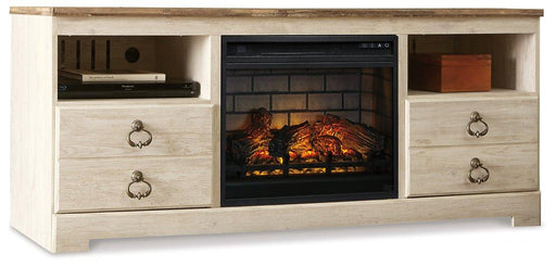 Willowton 64" TV Stand with Electric Fireplace image