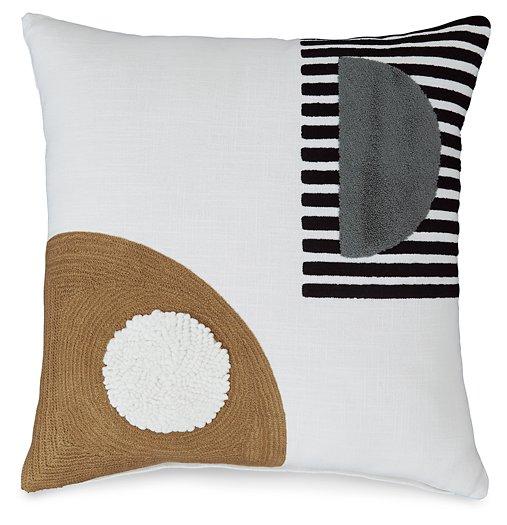 Longsum Black/White/Honey Pillow (Set of 4) image