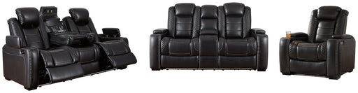 Party Time Midnight Power Reclining Sofa and Loveseat with Power Recliner image