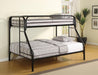 Morgan  Twin-over-Full Black Bunk Bed image