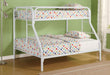 Morgan  Twin-over-Full White Bunk Bed image