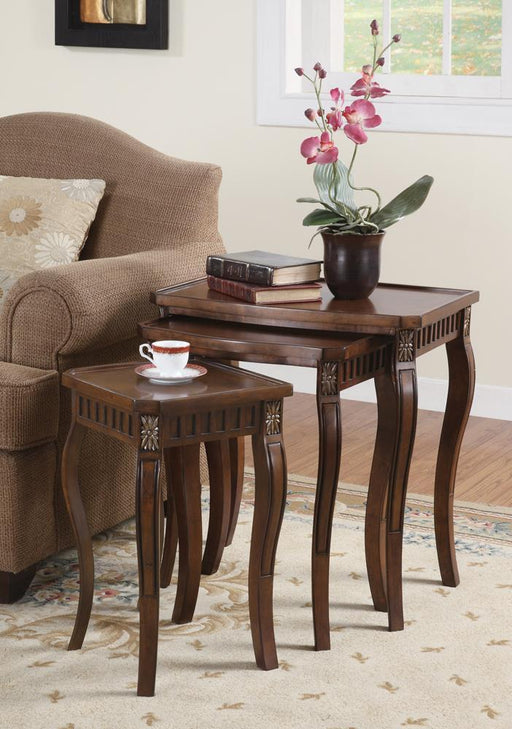 Traditional Warm Brown Nesting Table image