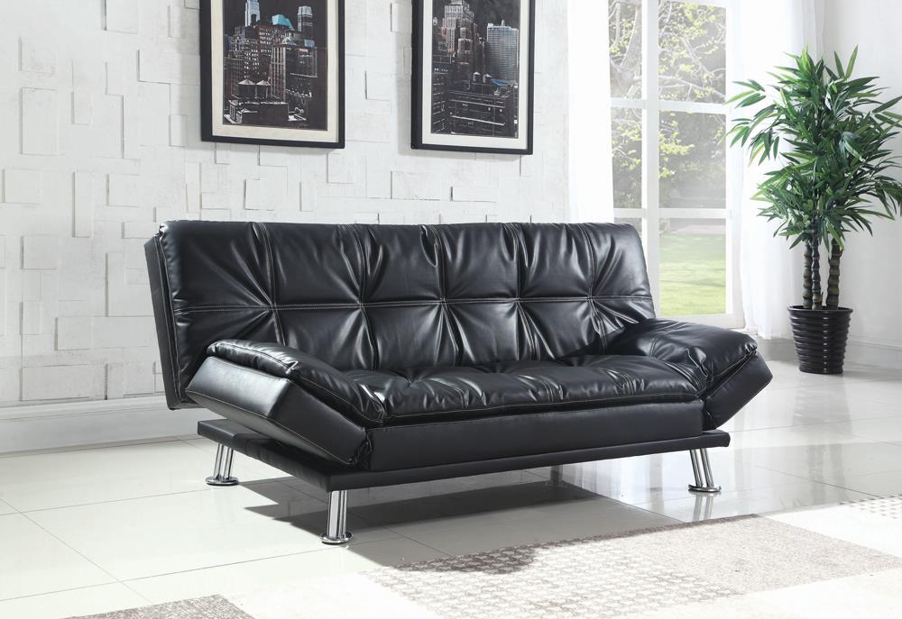 Dilleston Contemporary Black Sofa Bed image