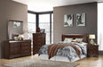 Louis Philippe Cappuccino Full Sleigh Bed image