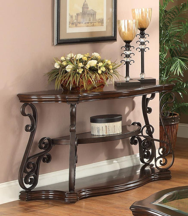 Occasional Traditional Dark Brown Sofa Table image