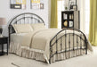 Maywood Transitional Black Metal Queen Bed image