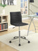 Modern Black and Chrome Home Office Chair image