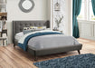 Carrington Grey Upholstered Full Bed image