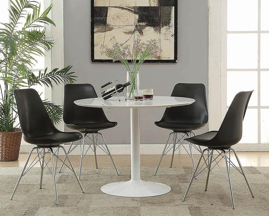 Lowry Contemporary Black Dining Chair image