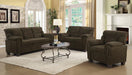Clementine Casual Brown Loveseat image