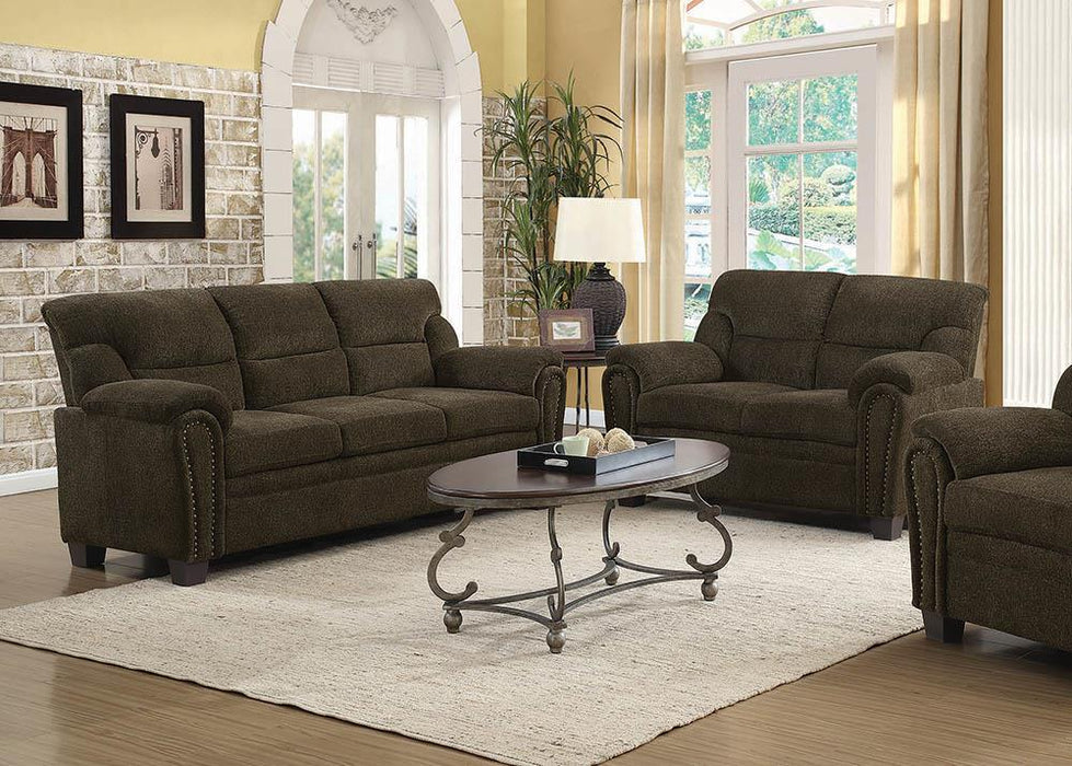Clemintine Brown Two-Piece Living Room Set image