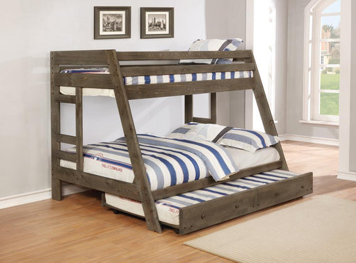 G400831 Wrangle Hill Twin-over-Full Bunk Bed image