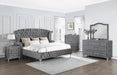 Deanna Bedroom Traditional Metallic Eastern King Four-Piece Set image