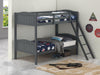 405053GRY TWIN/TWIN BUNK BED image