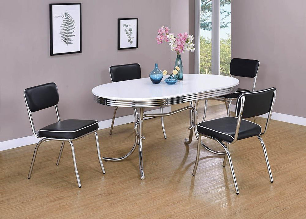 Retro Collection Chrome Dining Chair image