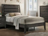 Crown Mark Furniture Evan Twin Panel Bed in Grey image
