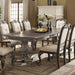 Crown Mark Kiera Dining Table in Grey 2151T-44108-TGY image