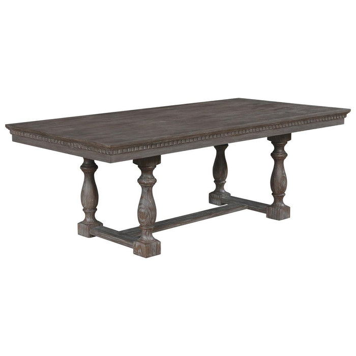 Crown Mark Regent Dining Table in Warm Brown image