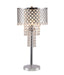 CRYSTAL ON MESH TABLE LAMP 28 H image
