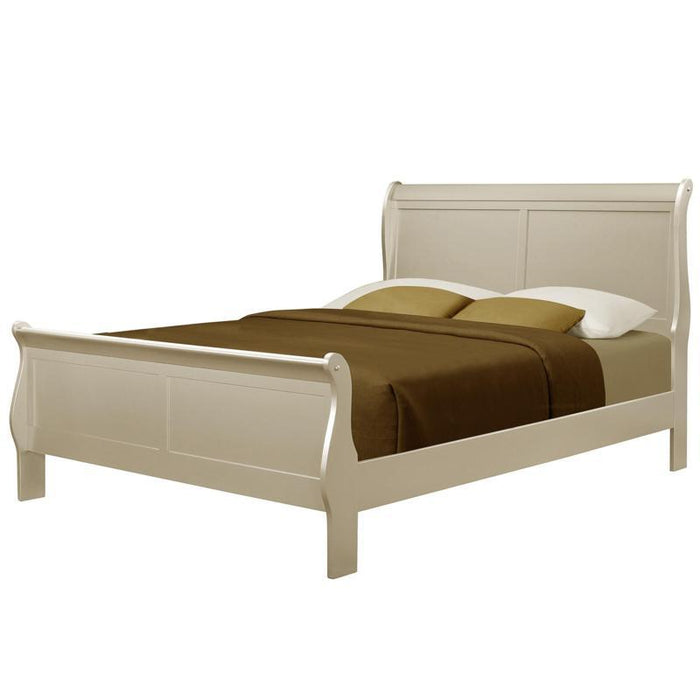 Crown Mark Louis Philip Twin Sleigh Bed in Champagne image