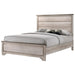 Crown Mark Patterson Queen Panel Bed in Driftwood Grey image