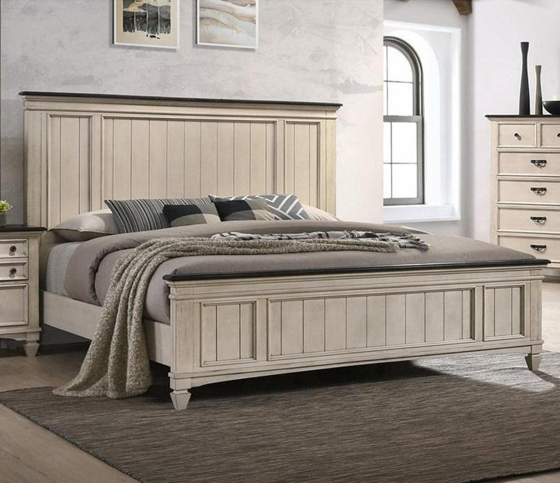 Crown Mark Sawyer Queen Panel Bed in Two-Toned image